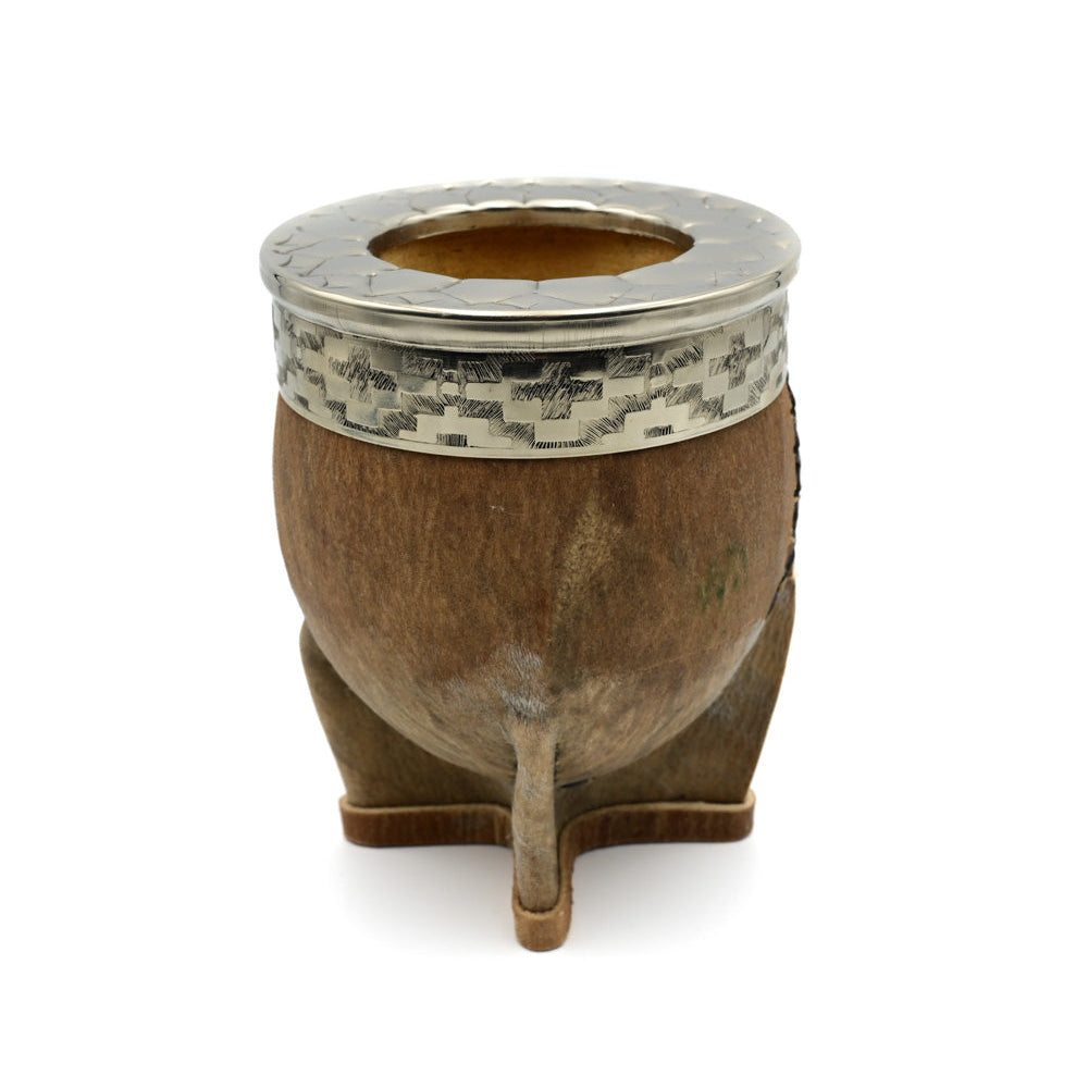 Mate Impérial Premium en Cuir Crudo – Tradition et Raffinement