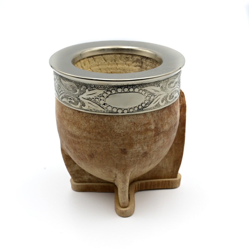 Mate Impérial Premium en Cuir Crudo – Tradition et Raffinement